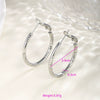 Wholesale Women's Stainless Steel Geometric Heartshaped Hoop Earrings Electroplated