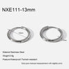 Wholesale Women's Stainless Steel Geometric Highpolish Electroplated Hoop Earrings