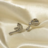 Wholesale Women's Stainless Steel Geometric Irregular Creative Electroplated Earrings