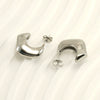 Wholesale Women's Stainless Steel Geometric Irregular Electroplated Earrings