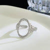 Wholesale Women's Stainless Steel Geometric Open Ring With Polishing Treatment