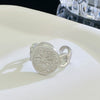 Wholesale Women's Stainless Steel Geometric Open Ring With Polishing Treatment