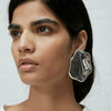 Wholesale Women's Stainless Steel Geometric Original Design Electroplated Irregular Earrings