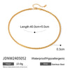 Wholesale Women's Stainless Steel Geometric Pattern Electroplated Chain Bracelet Jewelry