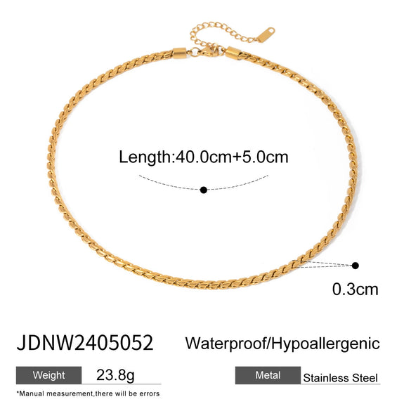 Wholesale Women's Stainless Steel Geometric Pattern Electroplated Chain Bracelet Jewelry