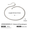 Wholesale Women's Stainless Steel Geometric Pattern Electroplated Chain Bracelet Jewelry