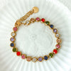 Wholesale Women's Stainless Steel Geometric Pattern Vacuum Electroplated Exquisite Bracelet