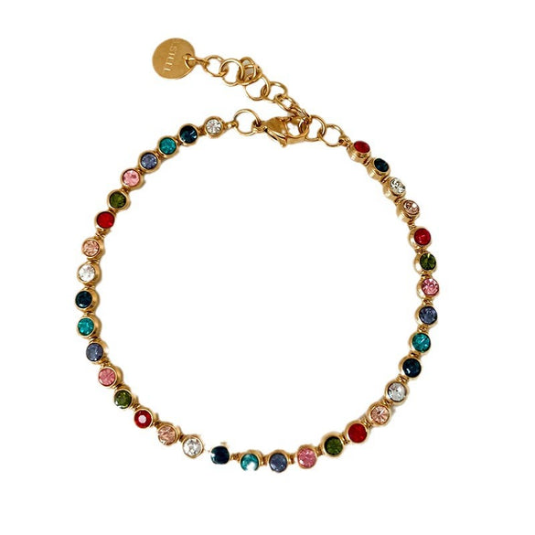 Wholesale Women's Stainless Steel Geometric Pattern Vacuum Electroplated Exquisite Bracelet