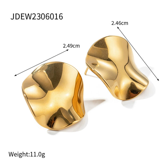 Wholesale Women's Stainless Steel Geometric Ring With Electroplating Processing