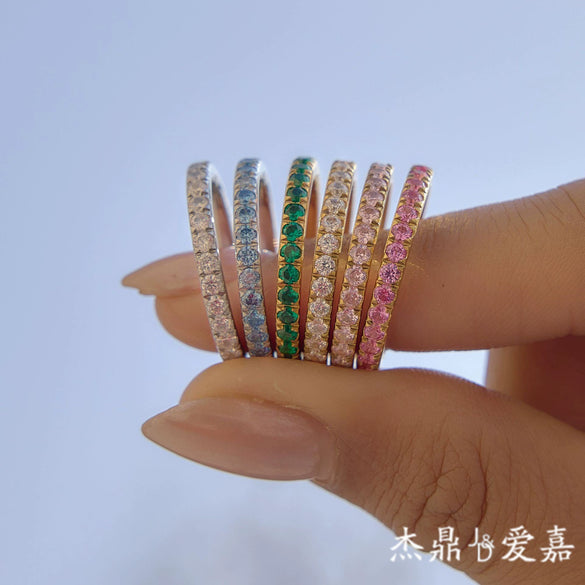 Wholesale Women's Stainless Steel Geometric Ring With Vacuum Real Gold Plating In Pvd Furnace