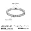 Wholesale Women's Stainless Steel Geometric Ring With Vacuum Real Gold Plating In Pvd Furnace