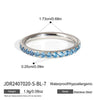 Wholesale Women's Stainless Steel Geometric Ring With Vacuum Real Gold Plating In Pvd Furnace