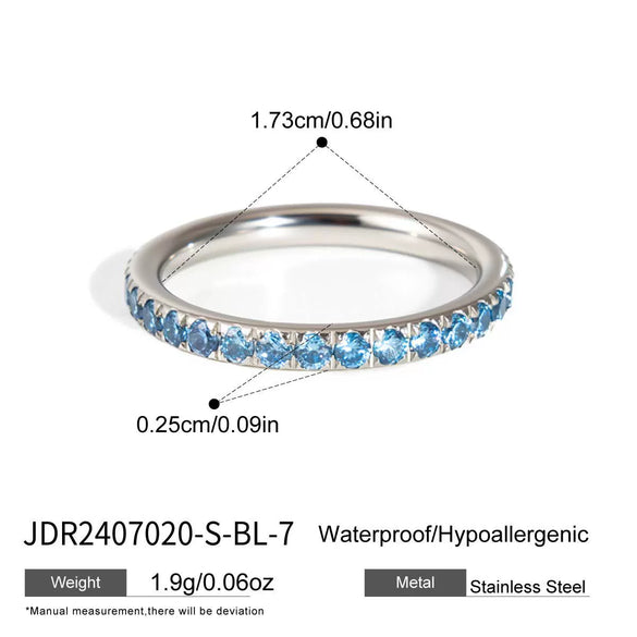 Wholesale Women's Stainless Steel Geometric Ring With Vacuum Real Gold Plating In Pvd Furnace