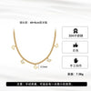 Wholesale Women's Stainless Steel Geometric Shell Butterfly Hollow Animal Pendant Calendering Chain Electroplated Clavicle Necklace Jewelry