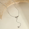 Wholesale Women's Stainless Steel Geometric Snake Bone Necklace With 18K Gold Plated Electroplating Light Luxury Design