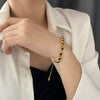 Wholesale Women's Stainless Steel Geometric Style Electroplated Bracelet