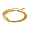Wholesale Women's Stainless Steel Geometric Style Electroplated Chain Bracelet Jewelry