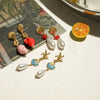 Wholesale Women's Stainless Steel Geometric Style Electroplated Earrings