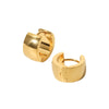Wholesale Women's Stainless Steel Geometric Style Electroplated Earrings