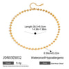 Wholesale Women's Stainless Steel Geometric Sunflower Handmade Chain Jewelry With Electroplating