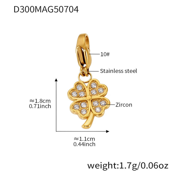 Wholesale Women's 316L Stainless Steel Geometric Tree Of Life Inlaid Zircon Electroplated Bracelet