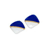 Wholesale Women's Stainless Steel Geometric Vintage Fashion Electroplated Earrings