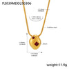 Wholesale Women's Stainless Steel Goldplated Ferris Wheel Irregular Shaped Inlaid Geometric Zircon Clavicle Necklace And Earrings Set