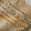 Wholesale Women's Stainless Steel Goldplated Geometric Fashionable Allmatch Clavicle Necklace