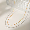 Wholesale Women's Stainless Steel Goldplated Geometric Fashionable Allmatch Clavicle Necklace