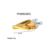 Wholesale Women's Stainless Steel Hairpin Small Fresh Style With Non Fading Plant Flower Pattern Duck Bill Side Clip Electroplated With Pvd Furnace Real Gold For Autumn And Winter