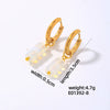 Wholesale Women's Stainless Steel Handmade Simple Allmatch Earrings With Original Design