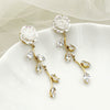 Wholesale Women's Stainless Steel Heart Pattern Electroplated Earrings