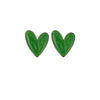 Wholesale Women's Stainless Steel Heart Shape Electroplated French Retro Niche Design Light Luxury Exquisite Earrings