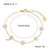 Wholesale Women's Stainless Steel Heart Shape Zircon Bracelet With Electroplating Design Fashion And Light Luxury Style