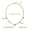 Wholesale Women's Stainless Steel Heartshaped Handmade Bracelet With Pvd Vacuum Plating And Zircon Inlay