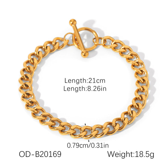 Wholesale Women's Stainless Steel Heartshaped Handmade Bracelet With Pvd Vacuum Plating And Zircon Inlay