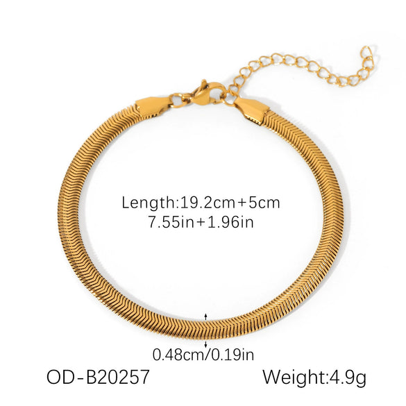 Wholesale Women's Stainless Steel Heartshaped Handmade Bracelet With Pvd Vacuum Plating And Zircon Inlay