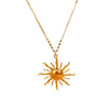 Wholesale Women's Stainless Steel Heartshaped Pendant Necklace With 18K Gold Plating