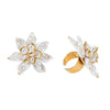 Wholesale Women's Stainless Steel Imitation Pearl Flower Design Ring