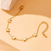 Wholesale Women's Stainless Steel Jewelry Set With Butterfly Dragonfly Insect Patterns Electroplated Bracelet Earrings Necklace