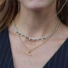 Wholesale Women's Stainless Steel Jewelry Set With Geometric Style Pvd Furnace Vacuum Real Gold Plating Including Earrings And Necklaces