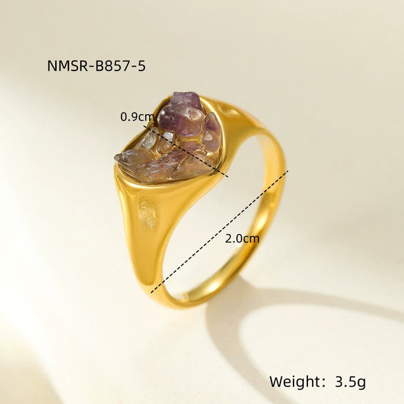 Wholesale Women's Stainless Steel Jewelry Set With Heart Water Drop And Bell Patterns Electroplated