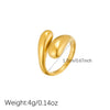 Wholesale Women's Stainless Steel Jewelry Set With Heart Water Drop And Bell Patterns Electroplated