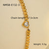 Wholesale Women's Stainless Steel 18K Electroplated Geometric Style Square Zirconium Adjustable Fashion Bracelet