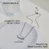 Wholesale Women's Stainless Steel 18K Gold Electroplated Geometric Hollow Necklace For Clavicle