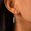 Wholesale Women's 316L Stainless Steel 18K Gold Plated Drop Shape Geometric Earrings