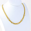 Wholesale Women's Stainless Steel 18K Gold Plated Geometric Heart Pendant Necklace