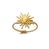 Wholesale Women's Stainless Steel 18K Goldinlaid Fruitshaped Open Ring Light Luxury Geometric Accessories