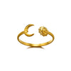 Wholesale Women's Stainless Steel 18K Goldinlaid Fruitshaped Open Ring Light Luxury Geometric Accessories