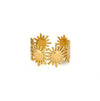 Wholesale Women's Stainless Steel 18K Goldinlaid Fruitshaped Open Ring Light Luxury Geometric Accessories